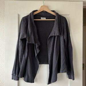 Columbia Women’s Size Medium Grey Cowl Neck Cardigan
